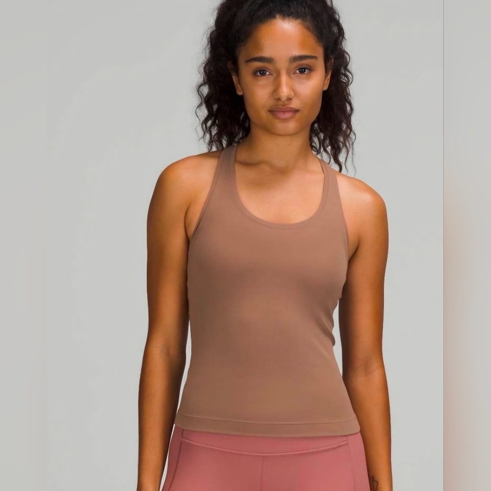 Lululemon Brown Racerback Tank Top - Picture 2 of 10